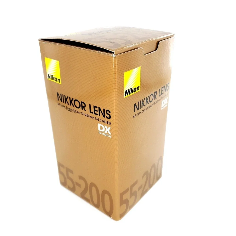 Nikon Nikkor AF-S DX 55-200mm f/4.0-5.6 G ED Lens Black Brand New